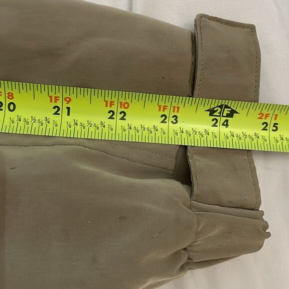 Dockers Tan Full Zip Bomber Jacket Mens Size Medium Lined - Picture 9 of 12